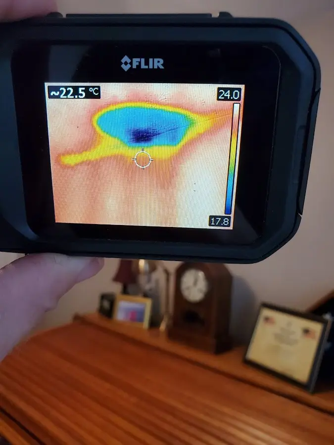 Thermal imaging inspection for water damage in Jurupa Valley
